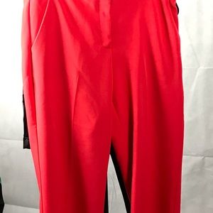 Fun, wide leg, cropped dress pants